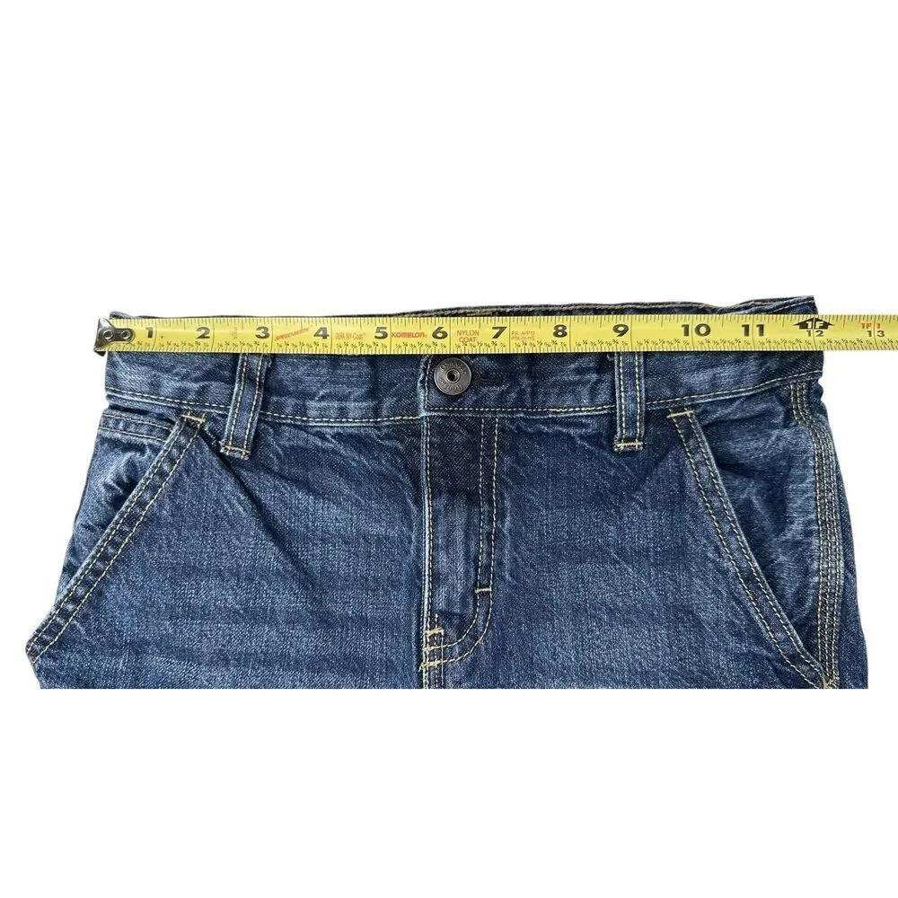 Oshkosh Bgosh Boys Jean Denim Carpenter Cargo Shorts Adjustable  Waist Size 12R
